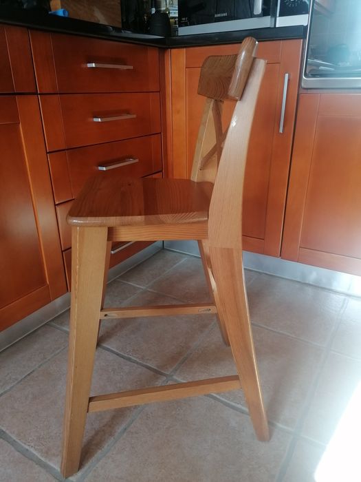 Cadeira de refeições para criança.