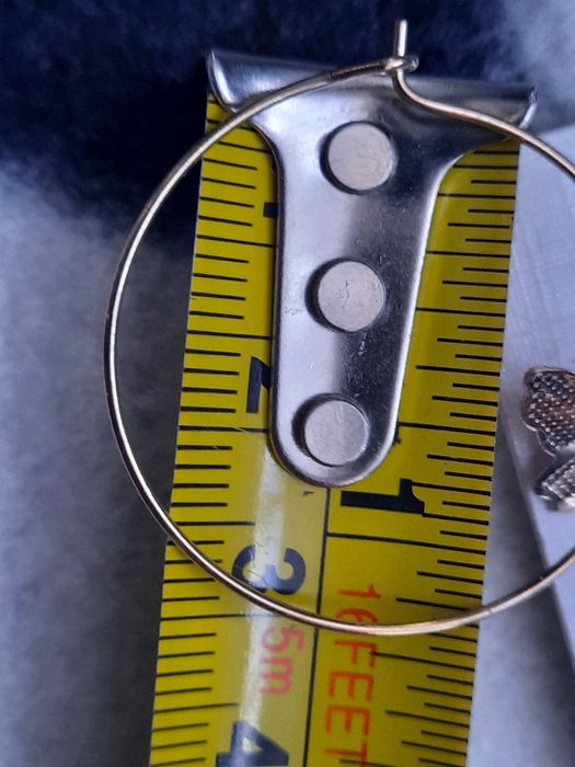 Kolczyki z motylkiem