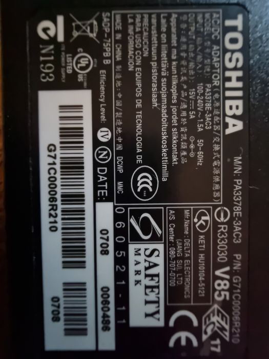 Transformador Portátil Toshiba