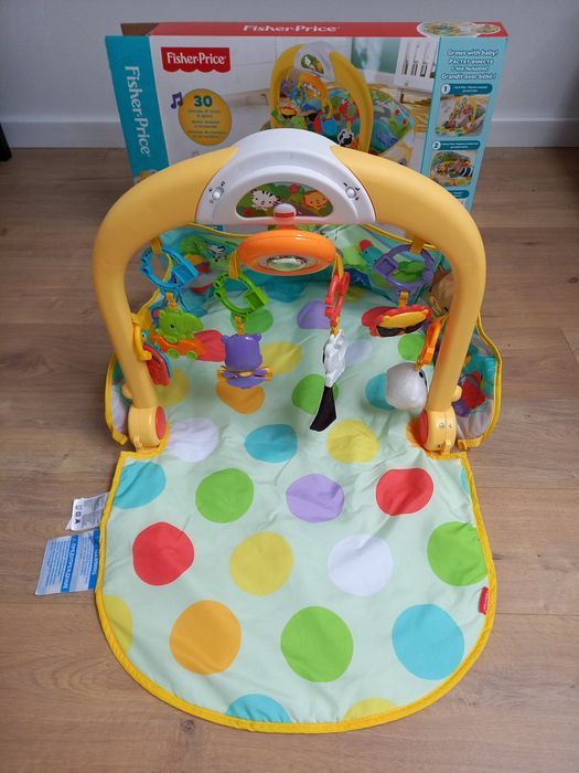 Fisher Price mata edukacyjna wesoły samochodzik 3w1