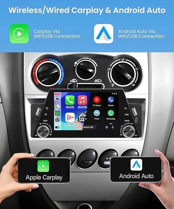 Bezprzewodowe radio samochodowe Carplay