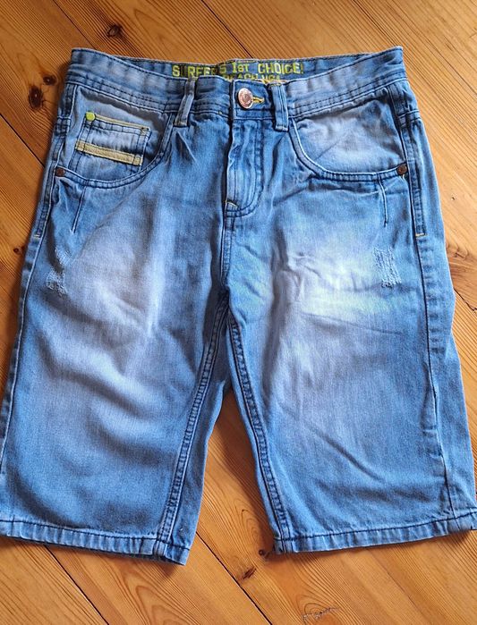 Spodenki chłopięce jeansowe