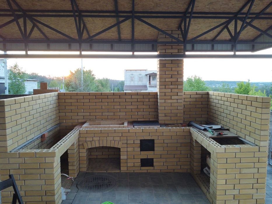 Постройка барбекю, мангалов,печей.Комплексов