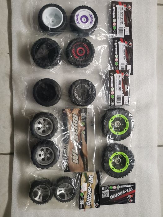 Rodas pneus carros  RC Wltoys, GPToys, HSP Buggy Monster Pista Rally D
