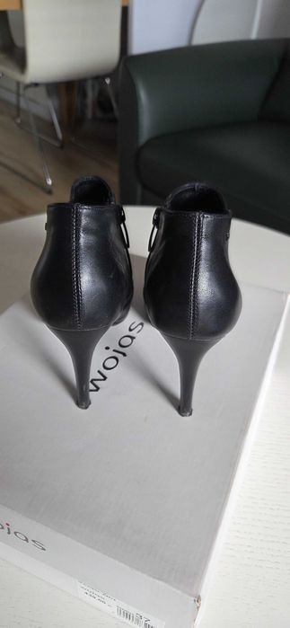 Botki skórzane Wojas 37