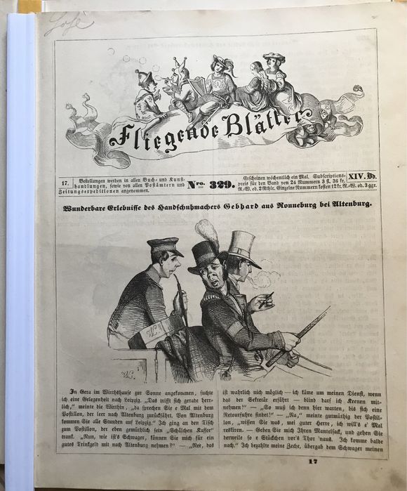 Юмористические журналы  1860 г.Германия, цена за 3 шт