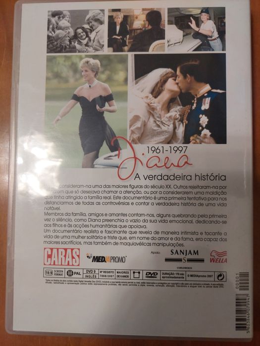 Dvd - Diana A verdadeira história
