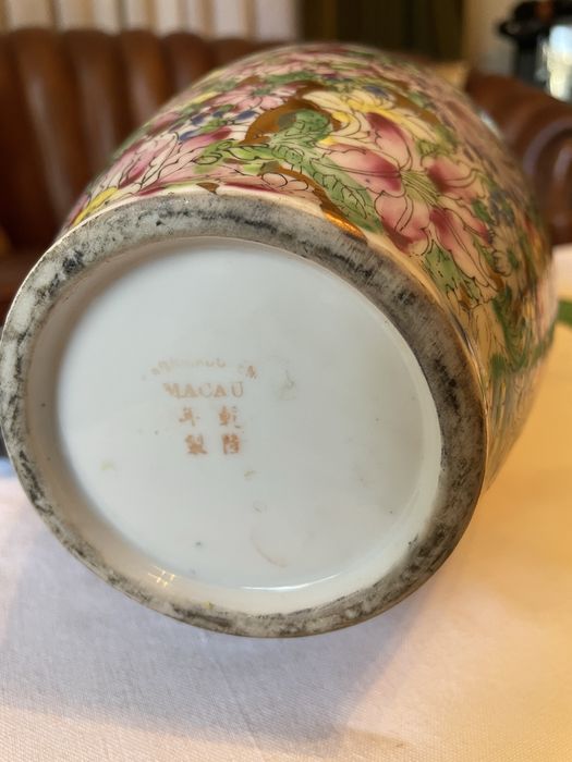 Jarra - 40 cm em Porcelana Chinesas Mil Flores