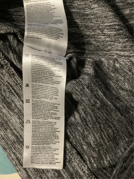 Szara spódnica midi zwężana melanż XL Orsay