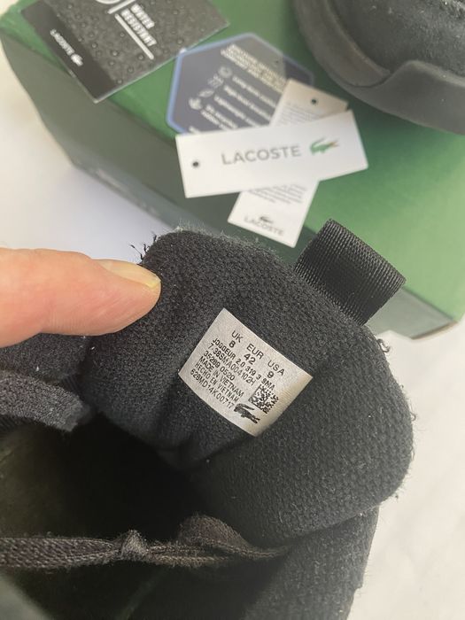 LACOSTE joggeur 2.0 r.42 UK 8 czarne