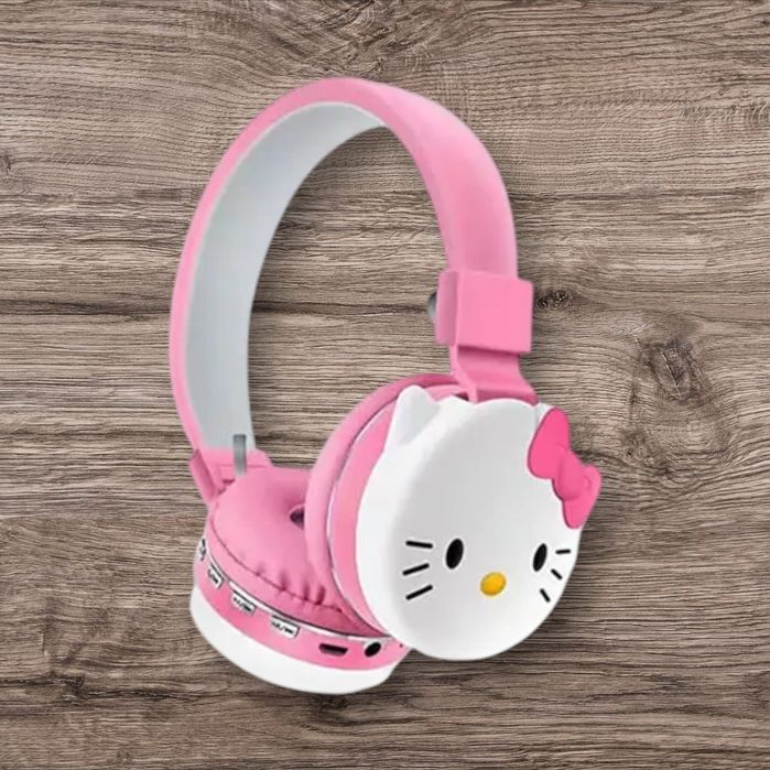 Nowe słuchawki bluetooth Hello Kitty bezprzewodowe i przewodow