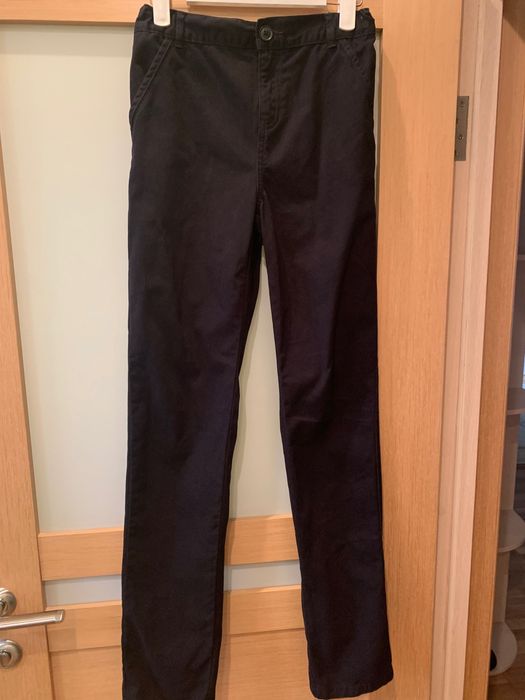 Брюки чорні штани 100% бавовна  р.165-175 In Extenso