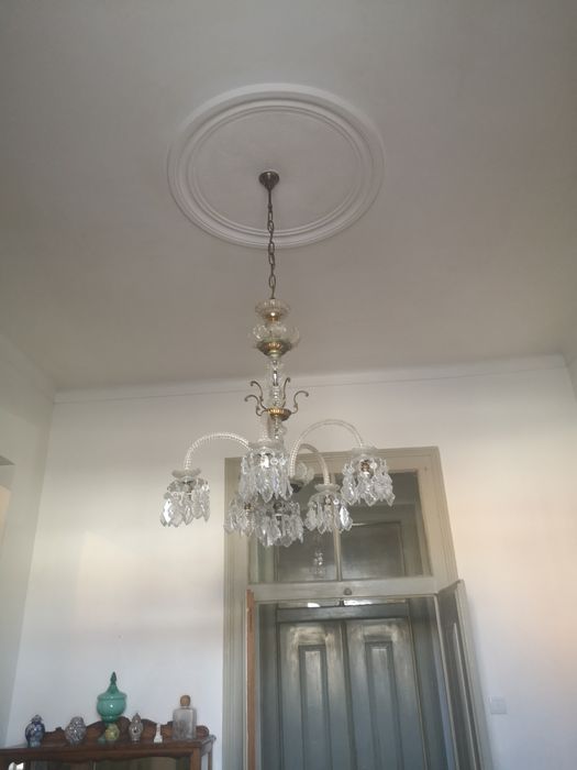 Lustre em cristal em bom estado