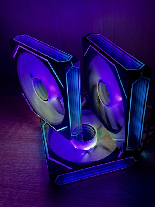ARGB 120mm Кулер корпуса Чорний/Білий Upsiren UF4 Prism 6 PRO
