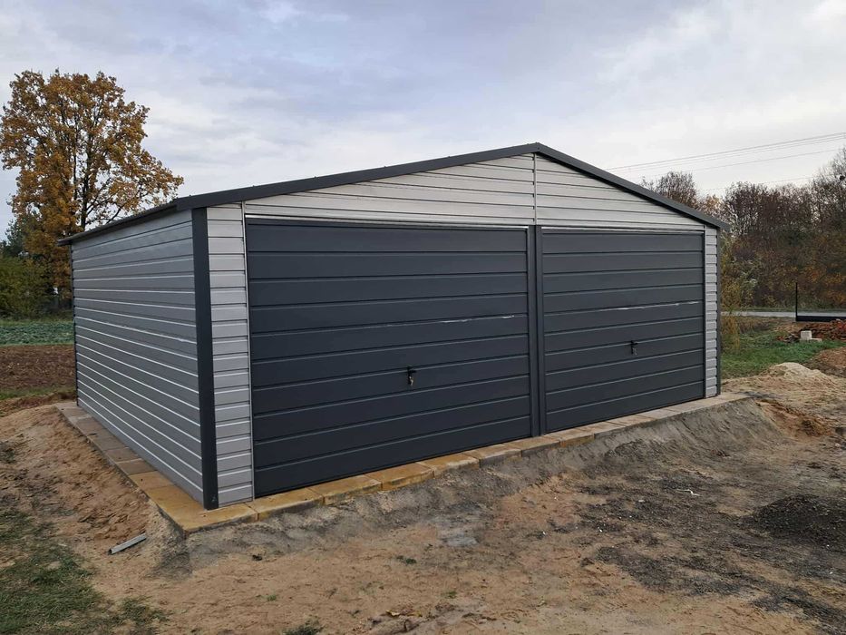 Garaż blaszany 6,5x5  schowek domek Producent SZYBKA REALIZACJA