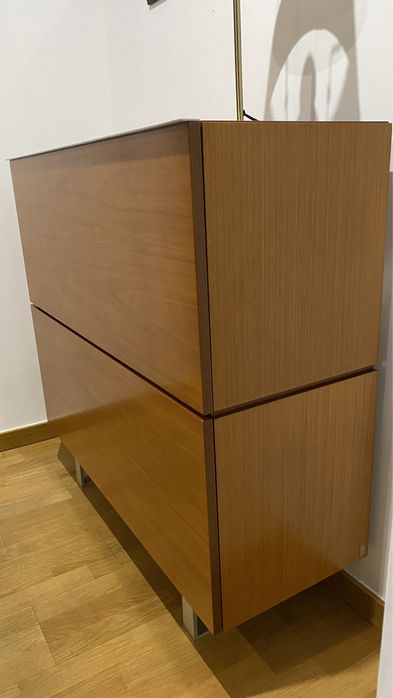 Movel Bar em madeira de Cerejeira C/Inox