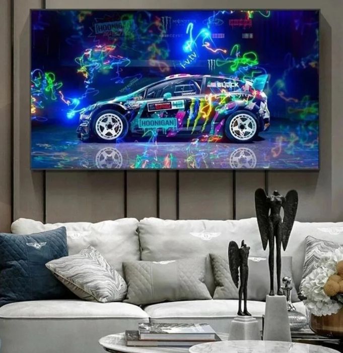 Ken Block tela pintura