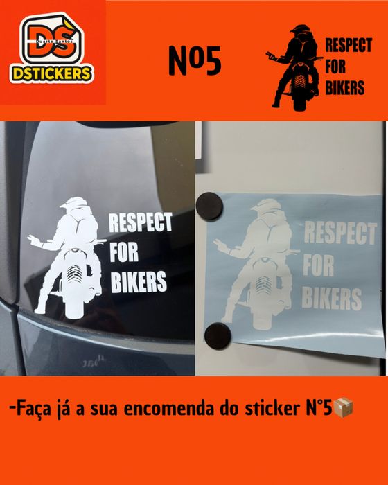 Autocolante “Respect for Bikers”