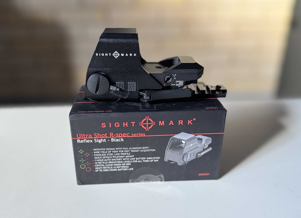 Прицел коллиматор SightMark Ultra Shot R-Spec с 2-цветной мультисеткой