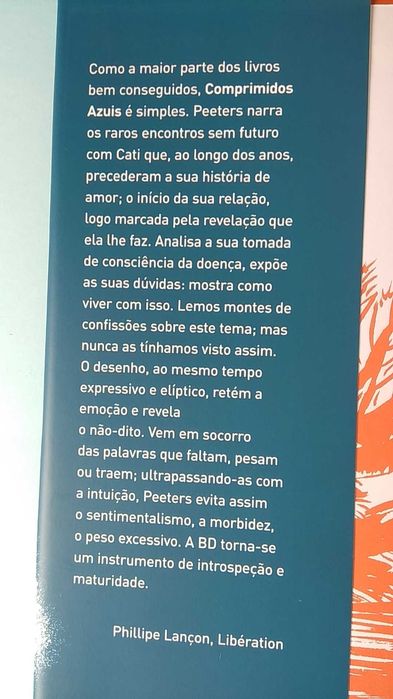 Frederik Peeters - Comprimidos Azuis - Ed. Biblioteca de Alice