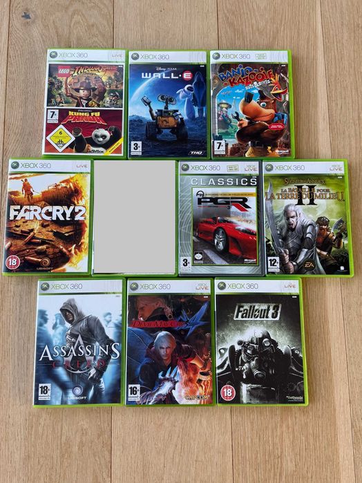 Gry XBox 360, na sztuki