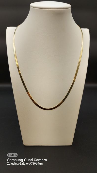 Nowy złoty łańcuszek żmijka 585 9,55 gram