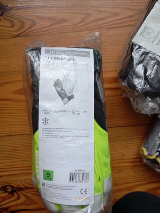 Rękawice robocze zimowe Tegera 335, skóra nowe