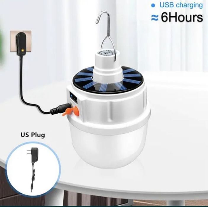 Аварийная лампа аккумуляторная BL2022 солнечная панель  ліхтар фонарь