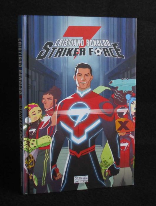 Livro BD Striker Force 7 Cristiano Ronaldo
