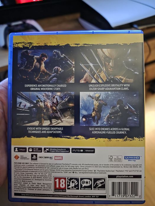 Wolverine PS5 marvel