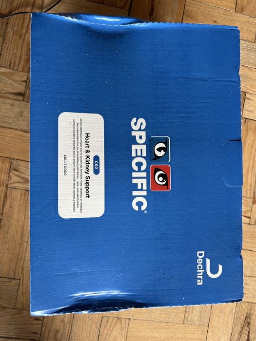 3 sacos (3x4) alimentação seca Specific heart and kidney 12 Kg