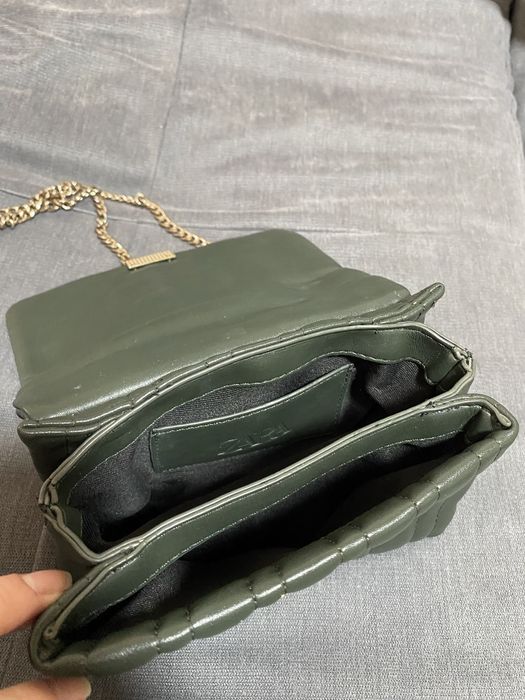 Шкіряна сумка жіноча ZARA