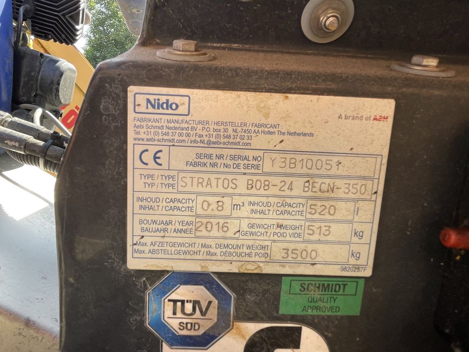 Solarka Piaskarka Schmidt Stratos Taśma silnik Kohler 1.1m3 epoke mała