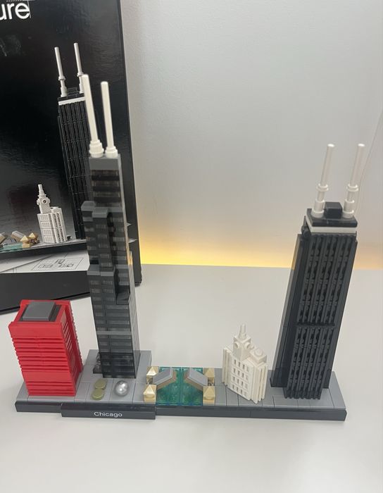 LEGO Architecture 21033 Chicago komplet, stan idealny, kolekcjonerskie