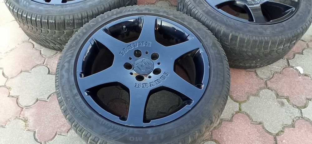 BRABUS 17'' Mercedes 8.5J 5x112 ET45 Dystanse 20mm