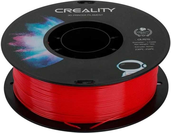 PETG пластик Creality філамент для 3D принтера 1.75 мм 1 кг Червоний