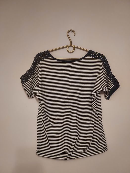 Koszulka czarno biała L/XL