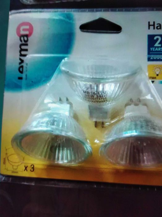 Conjuntos de lâmpadas de halogeneo