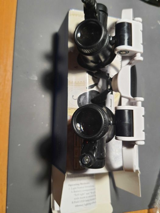 Бінокулярні окуляри для пайки, ювелірного ремонту зі змінними лінзами