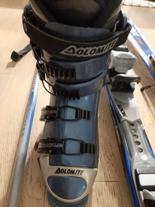 Narty 170 cm Dynastar Max Shark + buty Dolomite rozmiar 38/39 + Kijki