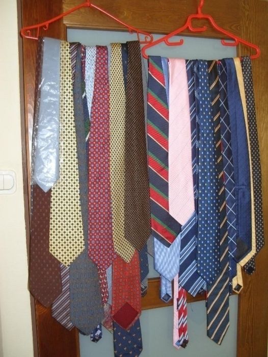 Krawaty jedwabne firm zachodnich