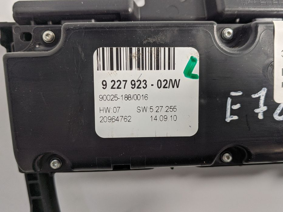 Панель керування клімат-контролю BMW X5 E70 Панель климат-контроля БМВ