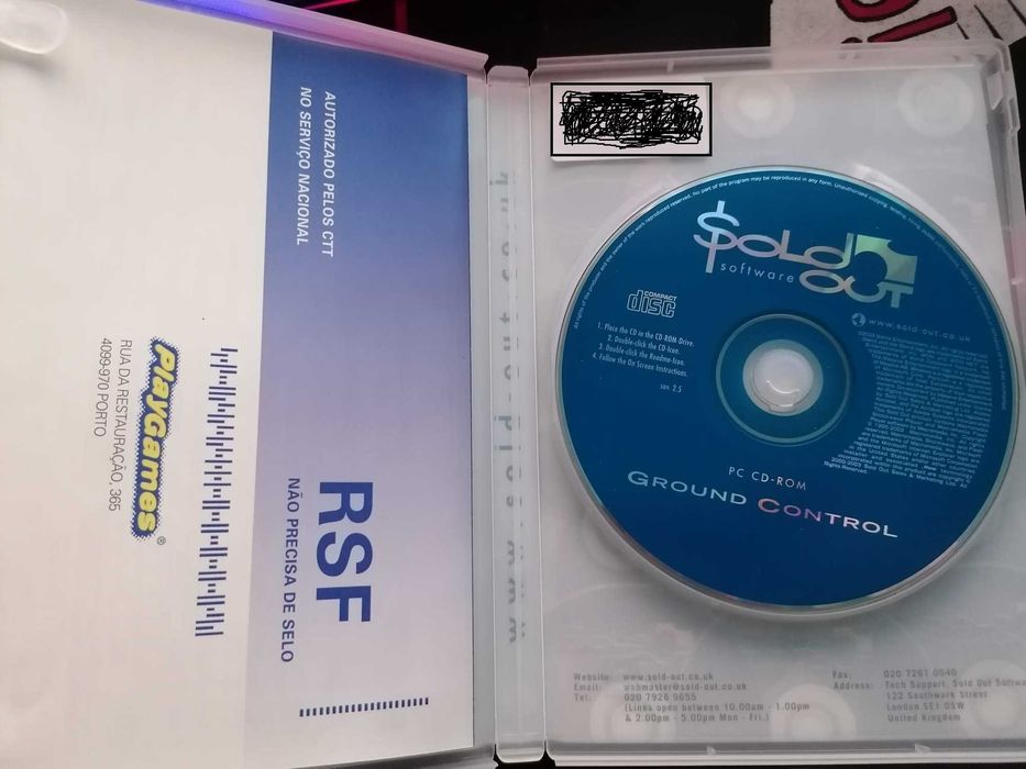 Ground Control jogo Pc caixa original (Selo IGAC)