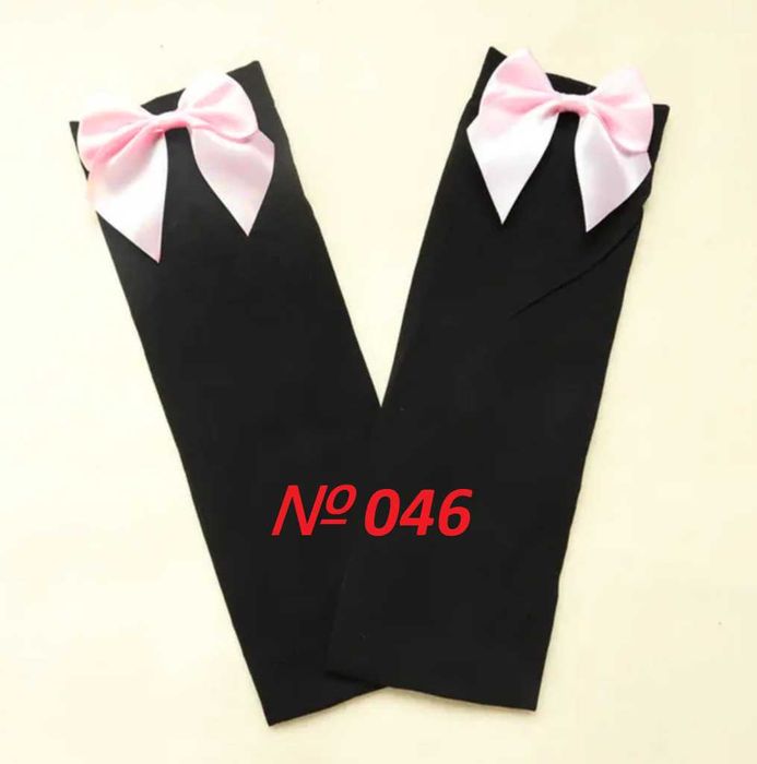 Панчохи прозорі з бантом заколінки високі гольфи чулки аніме косплей