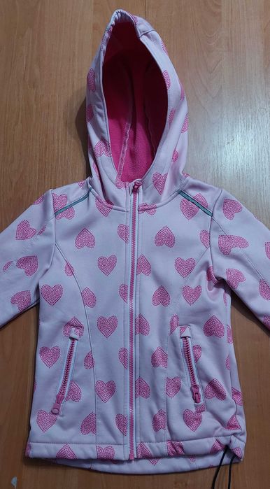 Dziewczęca kurtka Soft Shell  CRIVIT r. 98/104
