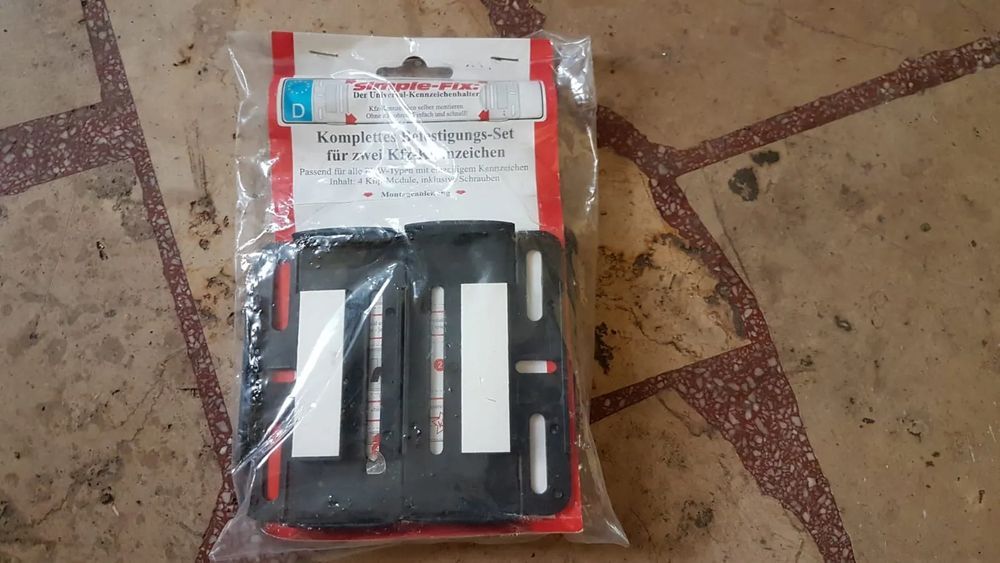 bezramkowe mocowanie tablic rejestracyjnych uchwyt ramki komplet