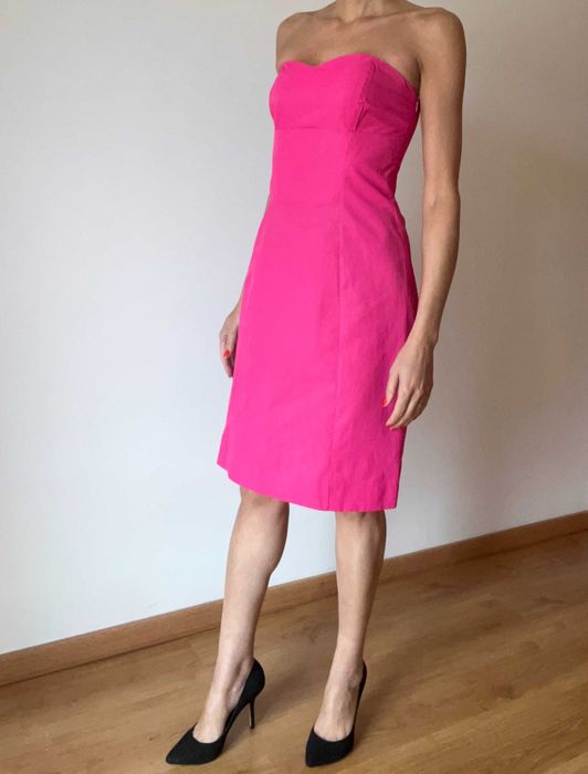 Vestido Tomara-que-Caia Fúcsia
