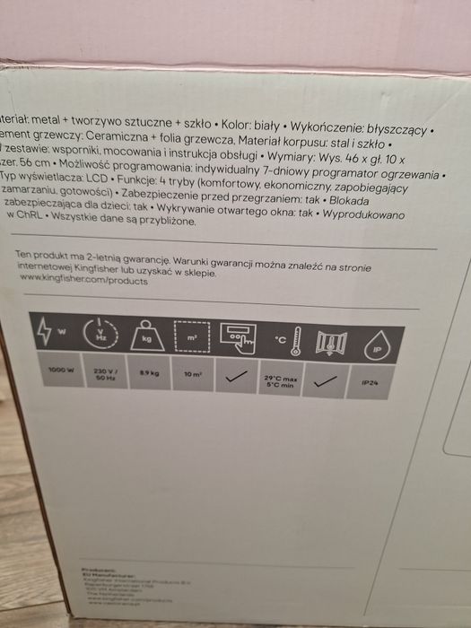 Nowy grzejnik elektryczny Binda