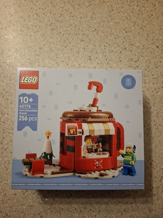 Zestaw Lego stoisko z gorąca czekoladą