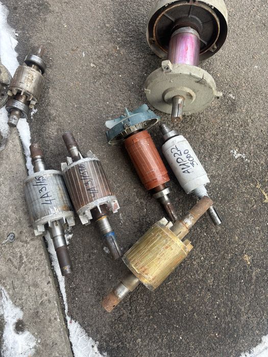 Запчасти электродвигателей .